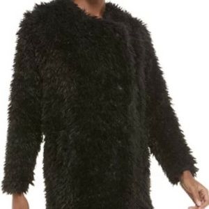 New Directions® Black Poodle Jacket Size LP NWT MSRP $88